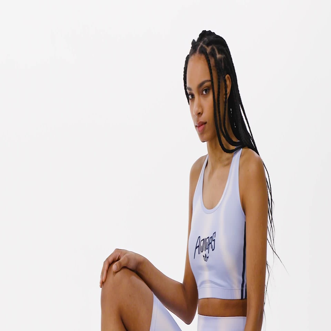 Adidas Originals Watermark Bra Long-Sleeve Top
