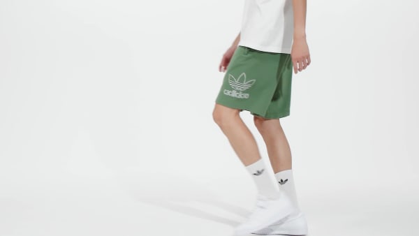 adidas Adicolor Outline adidas Trefoil | Men\'s US Green Shorts Lifestyle | 