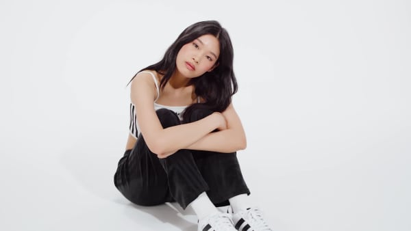 Adidas velvet hose top
