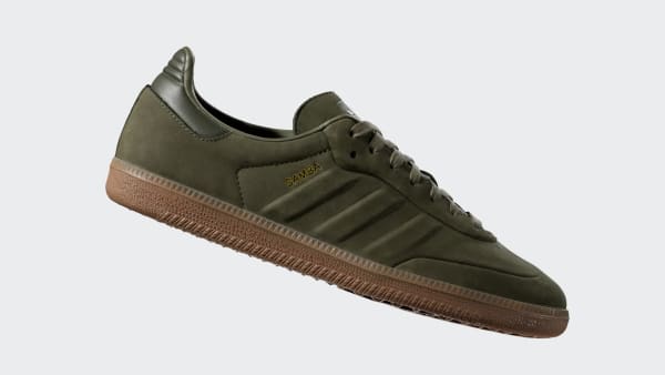 Adidas samba clearance super green suede