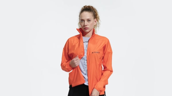 adidas TERREX Multi Wind Jacket | Hiking US Women\'s | Orange - adidas