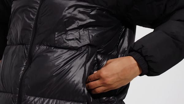 Adidas Originals Mens Adicolor Down Regen Hooded Puffer Jacket - Night Indigo Size S