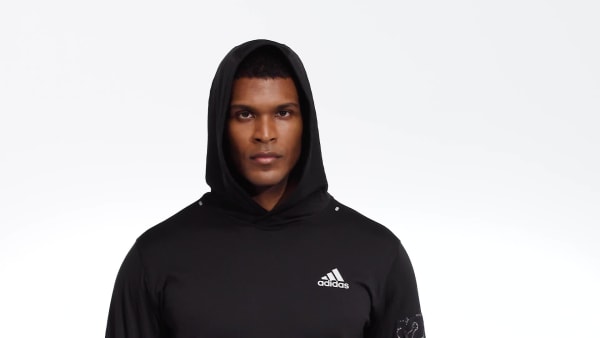 Adidas running hoodie mens store