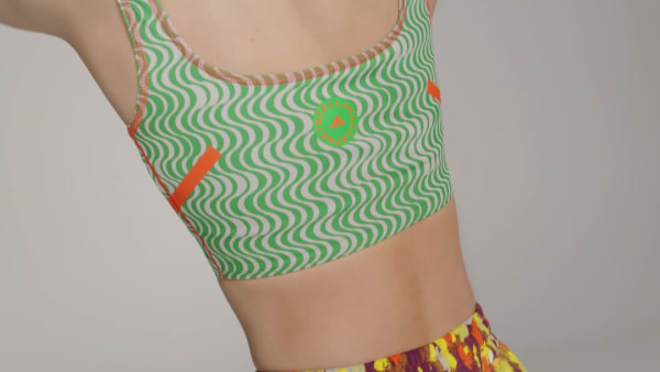 Verde Top adidas by Stella McCartney TruePurpose Printed Crop