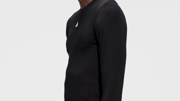 Maglia adidas on sale manica lunga nera