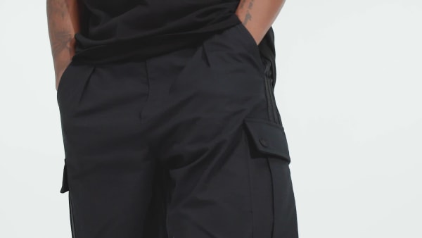 Noir Pantalon Premium Essentials+ Cargo