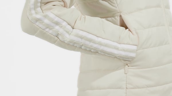 Beige Hooded Premium Slim Jacket