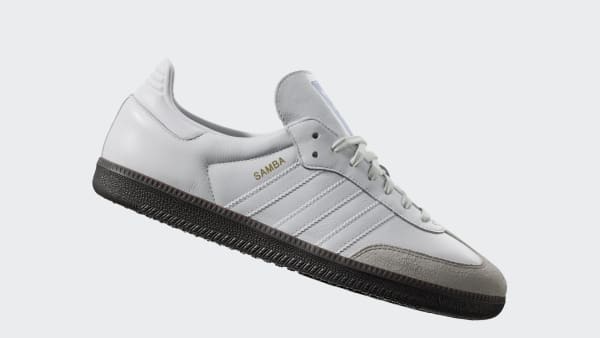 adidas Originals SAMBA OG - Zapatillas - footwear white/core  black/gum/blanco 